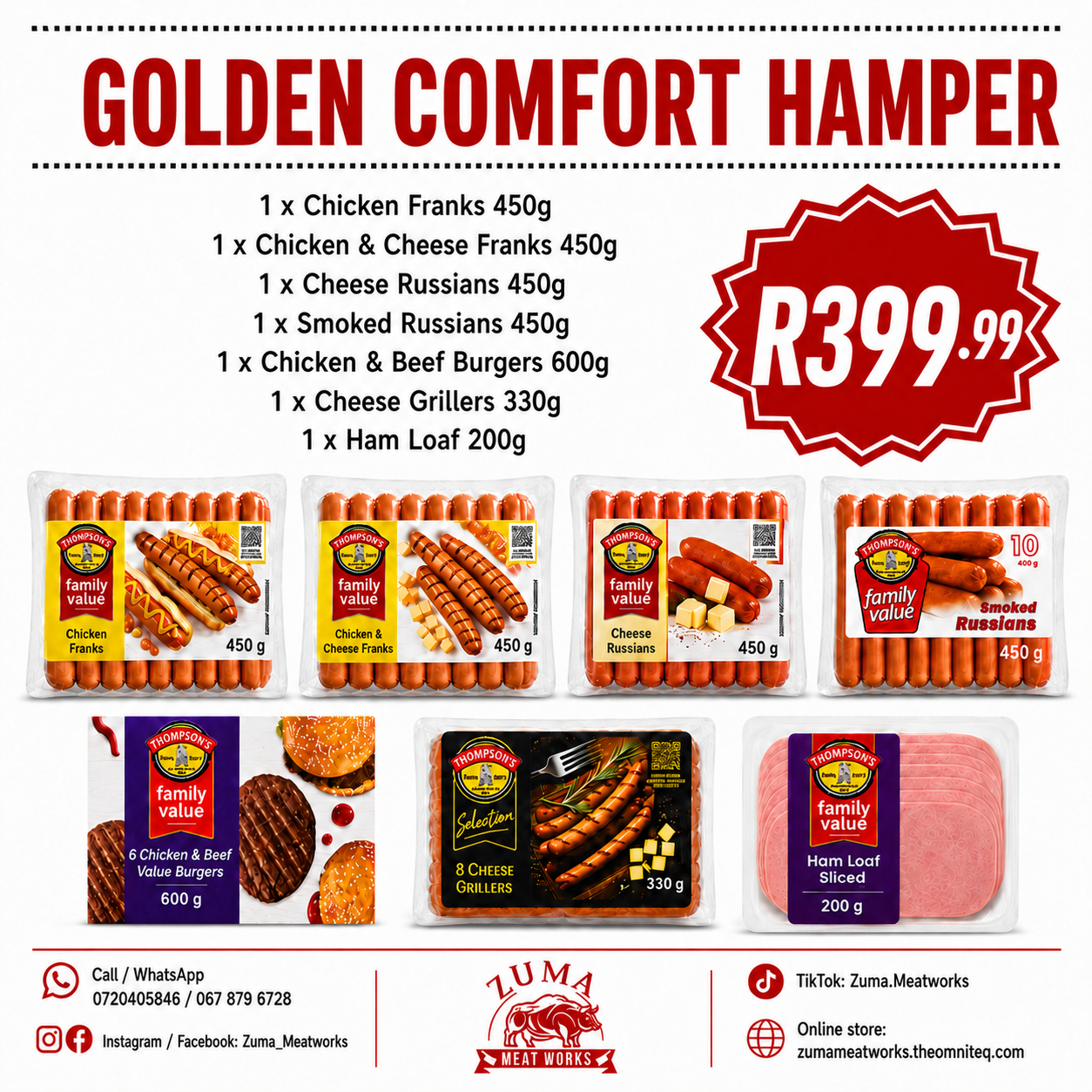 Golden Comfort Hamper